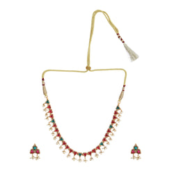 22k Gold Plated Kanchan Nageshwari Necklace Set