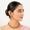 22k Gold Plated Sunheri Vasundhara Necklace Set