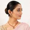 22k Gold Plated Sunheri Vastra Necklace Set