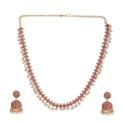 22k Gold Plated Kanchan Padmalini Necklace Set