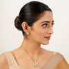 22k Gold Plated Gulnaar Tilak Necklace Set