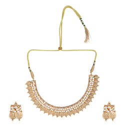 22k Gold Plated Kanchan Aparna Necklace Set