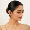 22k Gold Plated Gulnaar Charu Necklace Set