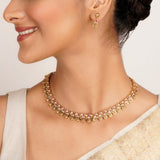 22k Gold Plated Kanaka Anvika Necklace Set