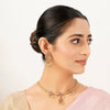22k Gold Plated Sunheri Rangrez Necklace Set