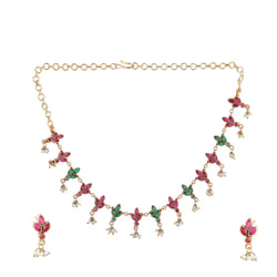 22k Gold Plated Kanchan Priyadarshini Necklace Set