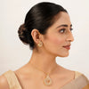22k Gold Plated Gulnaar Kalash Necklace Set