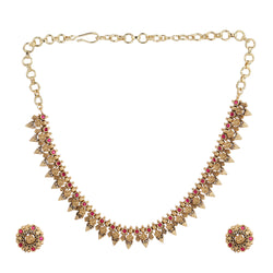 22k Gold Plated Kanchan Sharmishtha Necklace Set