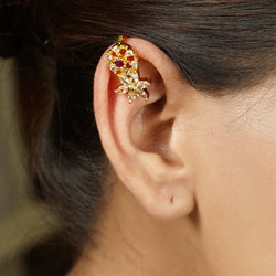 22k Gold Plated Tarika Blossia Earcuff