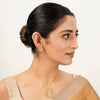 22k Gold Plated Gulnaar Chakra Necklace Set