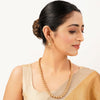 22k Gold Plated Sunheri Gajra Necklace Set