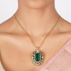 22k Gold Plated Nyra Chitrani Pendant Set