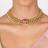 22k Gold Plated Nyra Zivana Necklace Set