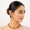 22k Gold Plated Sunheri Gulnaar Necklace Set