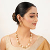 22k Gold Plated Sunheri Pushpa Necklace Set