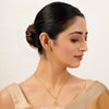 22k Gold Plated Gulnaar Dhwani Necklace Set