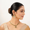 22k Gold Plated Sunheri Panna Necklace Set