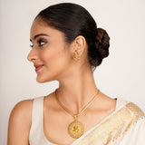 22k Gold Plated Kanaka Quisha Necklace Set