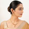 22k Gold Plated Gulnaar Meera Necklace Set