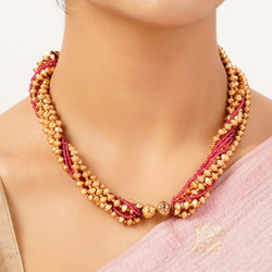 22k Gold Plated Sunheri Ratnavali Necklace