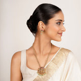 22k Gold Plated Kanaka Oorja Necklace Set