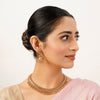 22k Gold Plated Sunheri Aarohi Necklace Set