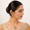 22k Gold Plated Gulnaar Ratna Pendant Set