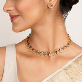 22k Gold Plated Kanaka Ojal Necklace Set