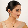 22k Gold Plated Gulnaar Aaina Necklace Set