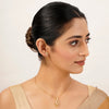 22k Gold Plated Gulnaar Ambar Pendant Set