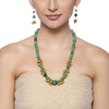 GOLDEN GHUNGROO TURQUOISE SET