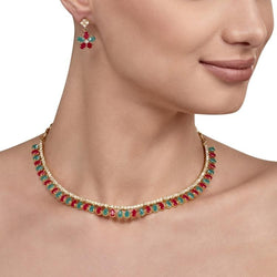 RUBY & GREEN ZIRCON SET