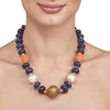 CORAL BLUE ONYX SET