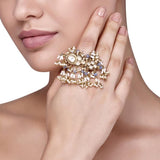 KUNDAN TOURMALIN RING