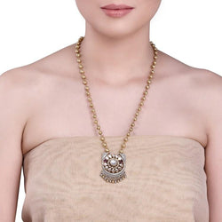TRIBAL KUNDAN CHAND NECKLACE