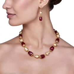 BAROQUE RUBY SET