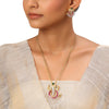22k Gold Plated Sundari Abhaya Pendant Set