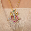 22k Gold Plated Sundari Abhaya Pendant Set