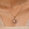 22k Gold Plated Sundari Ahalya Pendant Set