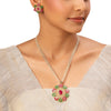 22k Gold Plated Sundari Amrapali Pendant Set