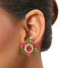 22k Gold Plated Sundari Amrapali Pendant Set