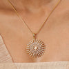 22k Gold Plated Sundari Anuragini Pendant Set