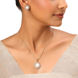 22k Gold Plated Sundari Arundhati Pendant Set