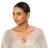 22k Gold Plated Sundari Aslesha Pendant Set
