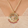 22k Gold Plated Sundari Aslesha Pendant Set