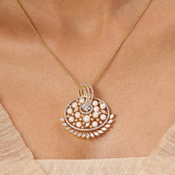 22k Gold Plated Sundari Atulya Pendant Set