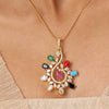 22k Gold Plated Sundari Bhargavi Pendant Set