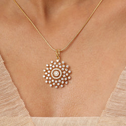 22k Gold Plated Sundari Devika Pendant Set