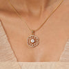 22k Gold Plated Sundari Dhanashree Pendant Set