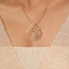 22k Gold Plated Sundari Durgavati Pendant Set